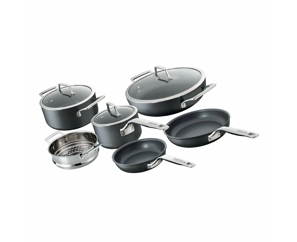 Cuisine::pro Diamond 9 Hard Anodised 6 Piece Cookware Set