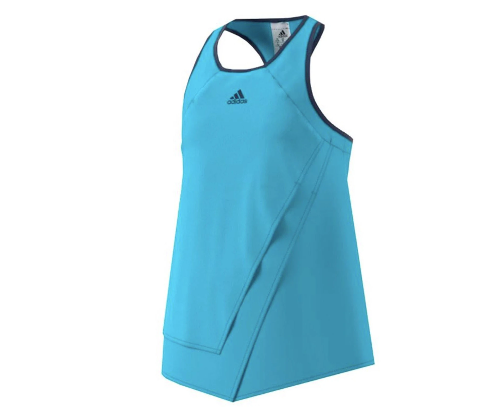 ADIDAS Girls Melbourne Line Tank Top Tennis Sports Kids Childrens - Samba Blue