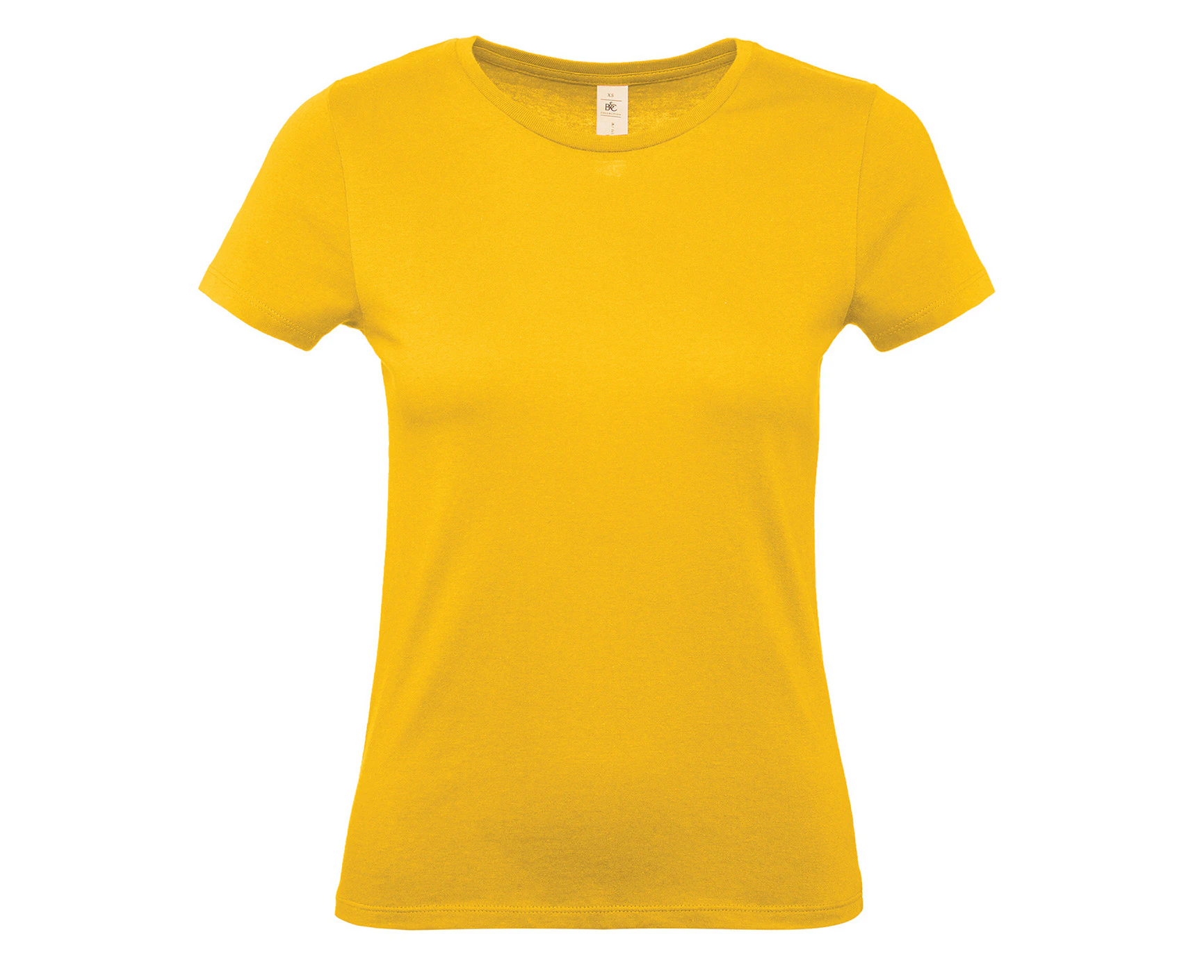 B&C Womens #E150 T-Shirt (Gold) - RW6634