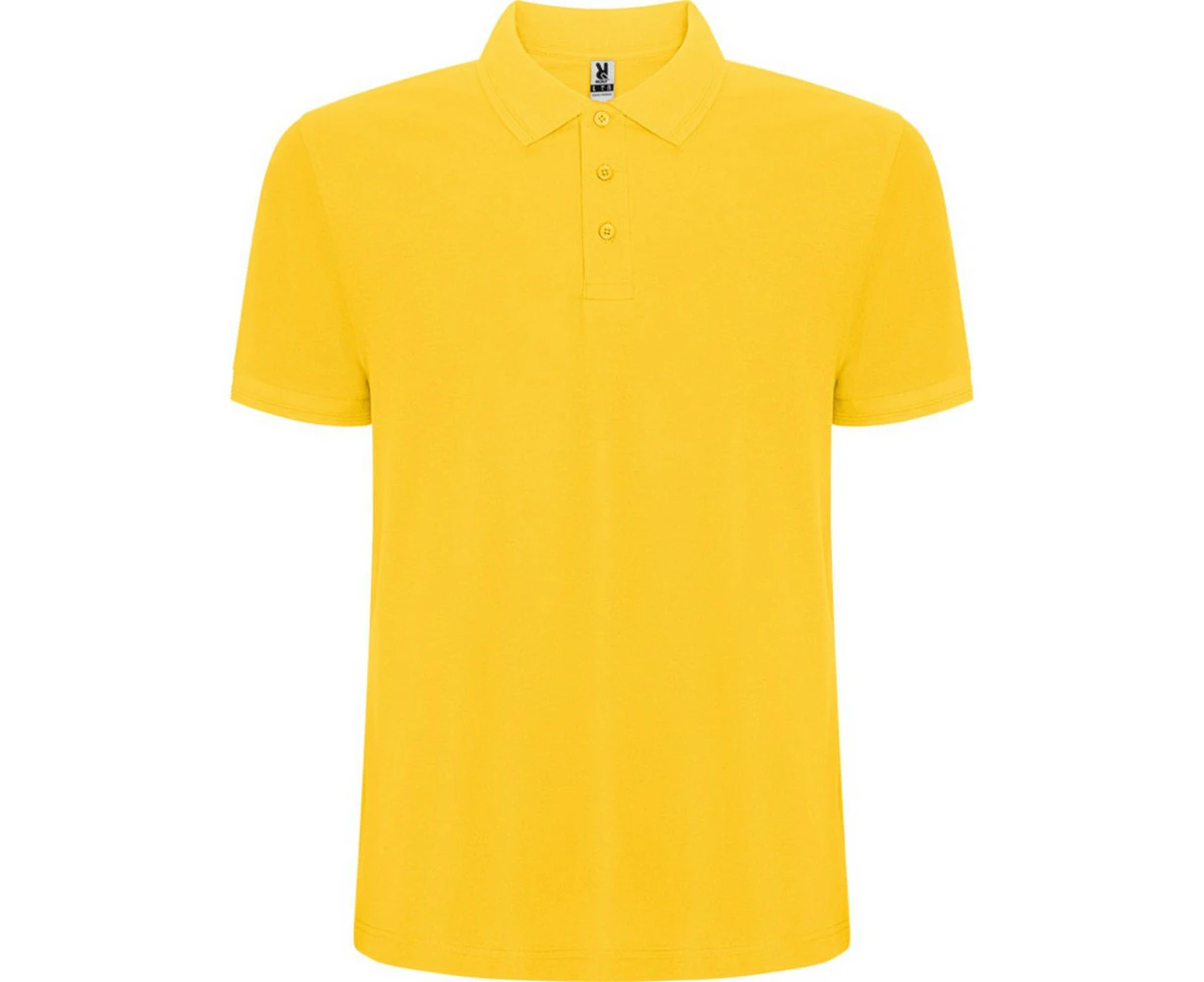 Roly Mens Pegaso Premium Short-Sleeved Polo Shirt (Yellow) - PF4545