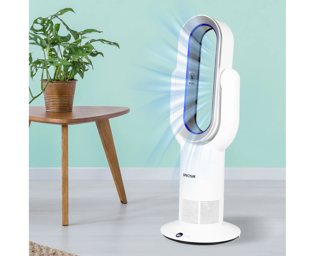 Spector Electric Space Heater Portable Bladeless Fan Heaters Ceramic 3S Heating