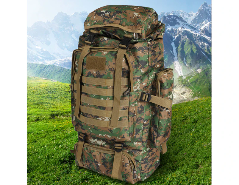 Slimbridge 80L Military Tactical Backpack Hiking Camping Rucksack Outdoor Army