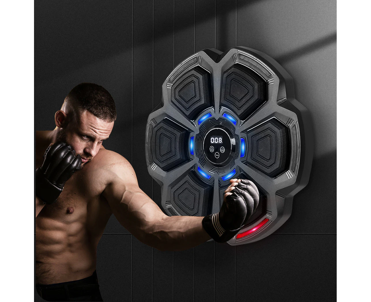 Centra Electronic Punching Box Music Machine Wall Mounted Bluetooth 9 Speeds