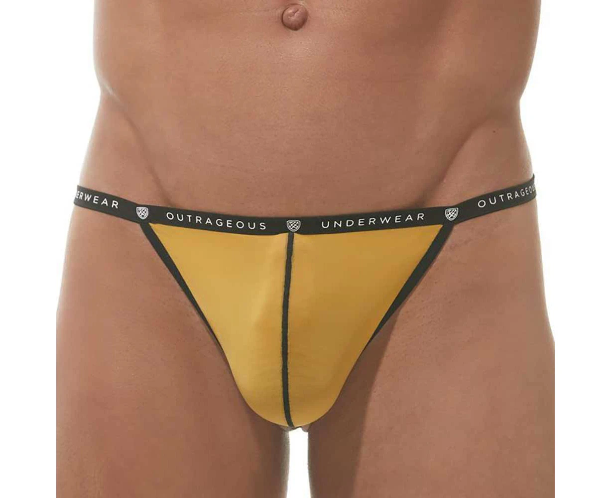 Gregg Homme Bubble GHomme Pouch G-String 162114 Yellow