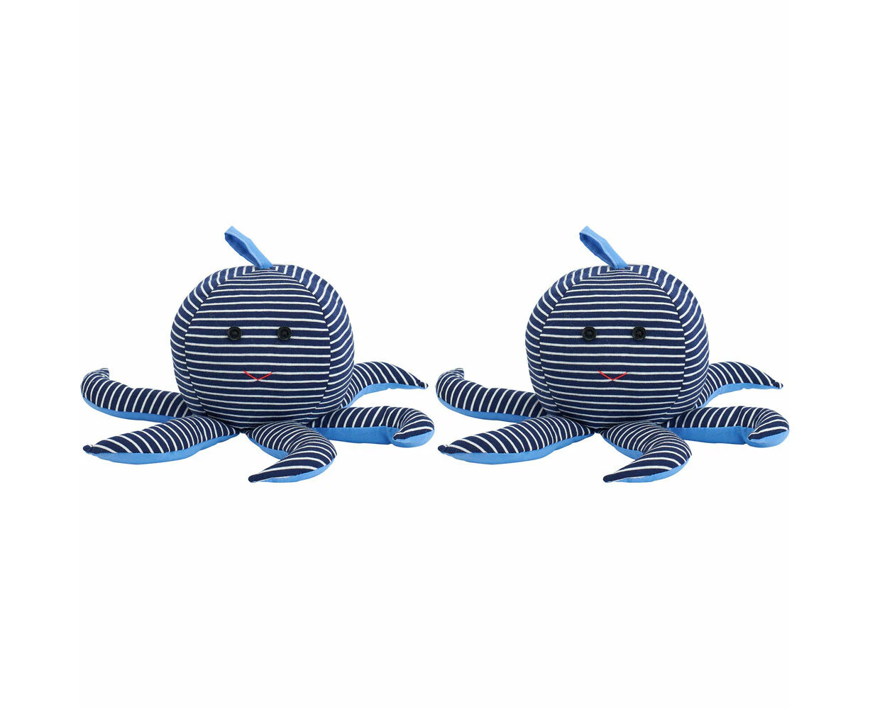 2PK Annabel Trends Sea Animal Themed Doorstop 27x27cm Home Decoration Octopus