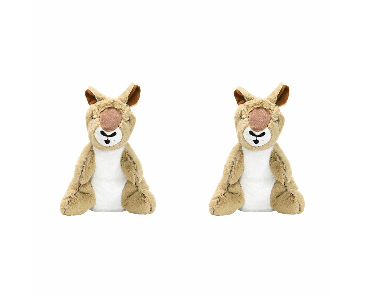 2PK Annabel Trends Aussie Animal Doorstop 32x28cm Home/Room Decor Kangaroo Brown