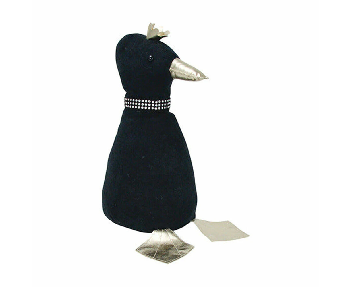 Annabel Trends Animal Themed Doorstop 24x34cm Home/Room Decoration Duck Black