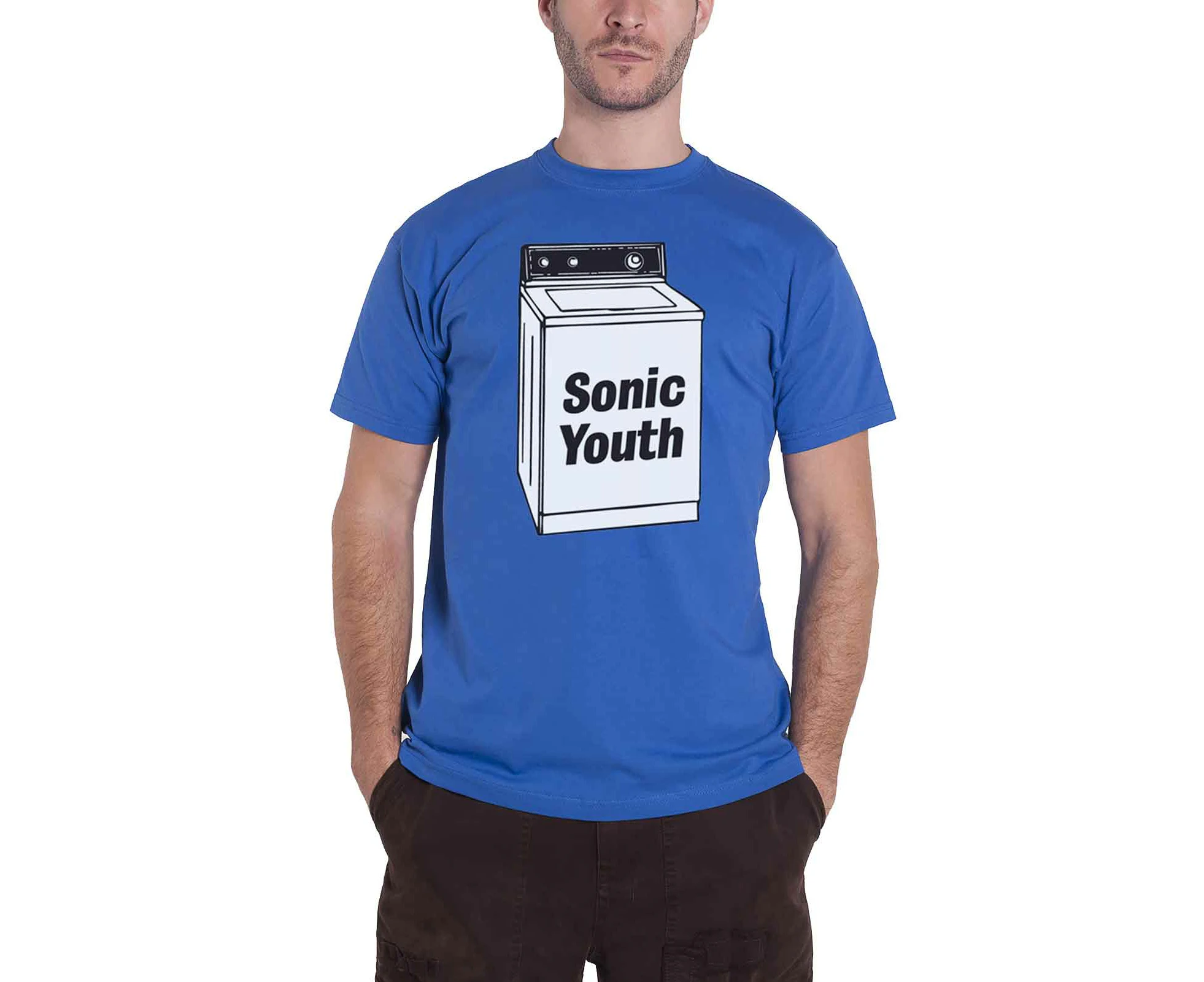 Sonic Youth T Shirt Washing Machine Album Band Logo  Official Mens