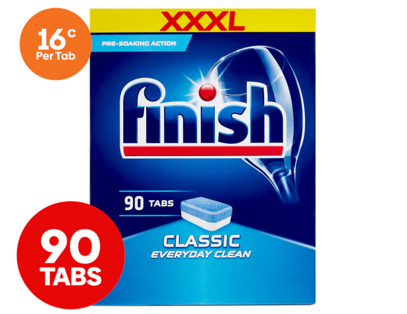 Finish Classic Dishwashing Tabs 90pk