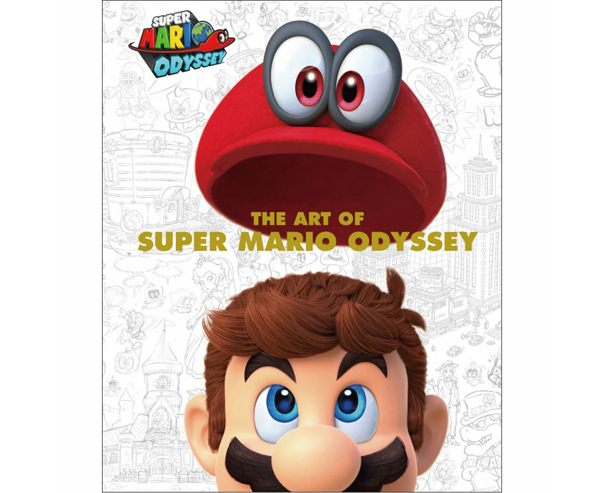 The Art Of Super Mario Odyssey Hardcover Book