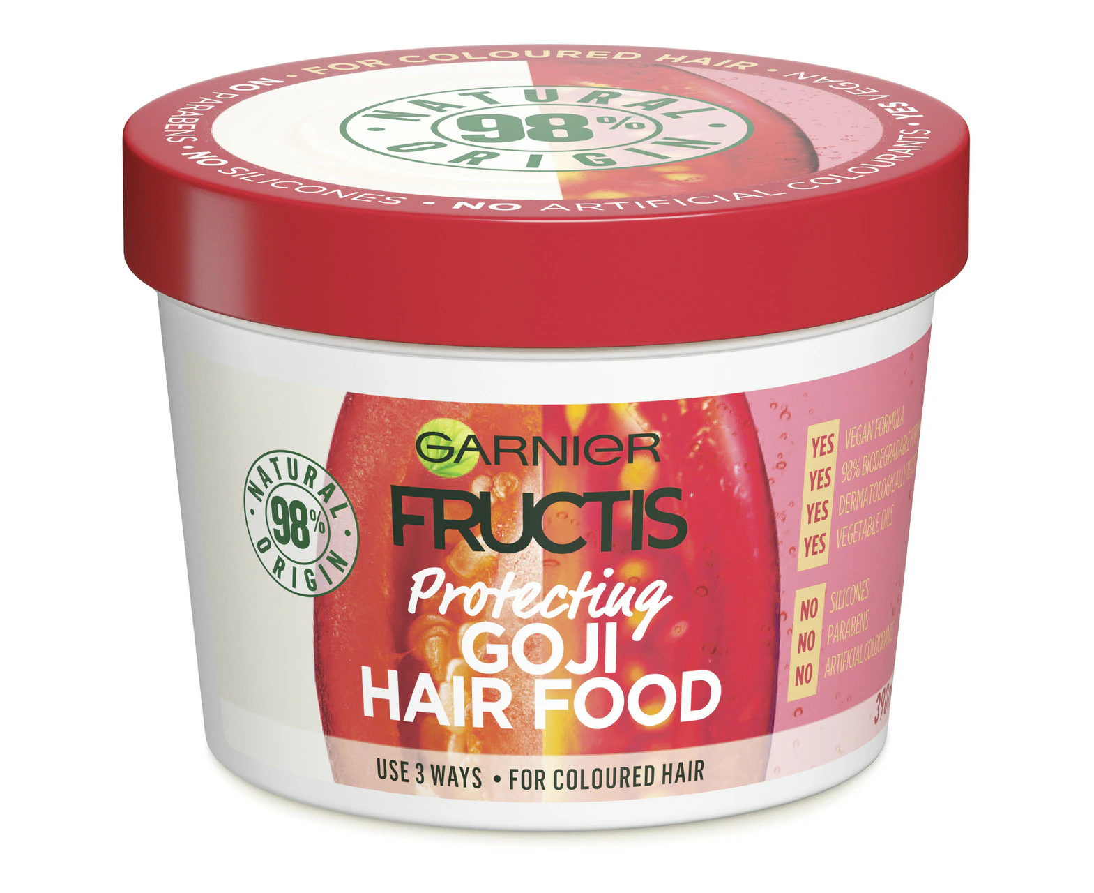 Garnier Fructis Hair Food Protecting Goji 390ml for Coloured Hair