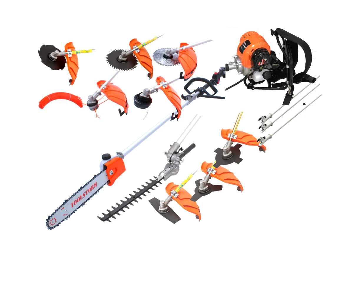 4-STROKE Backpack Pole Chainsaw Hedge Trimmer Saw Brush Cutter Whipper Snipper