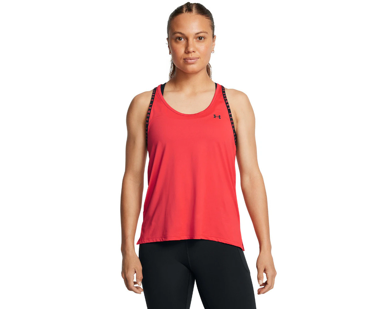 Under Armour Womens Knockout Activewear Tank Top - Racer Red