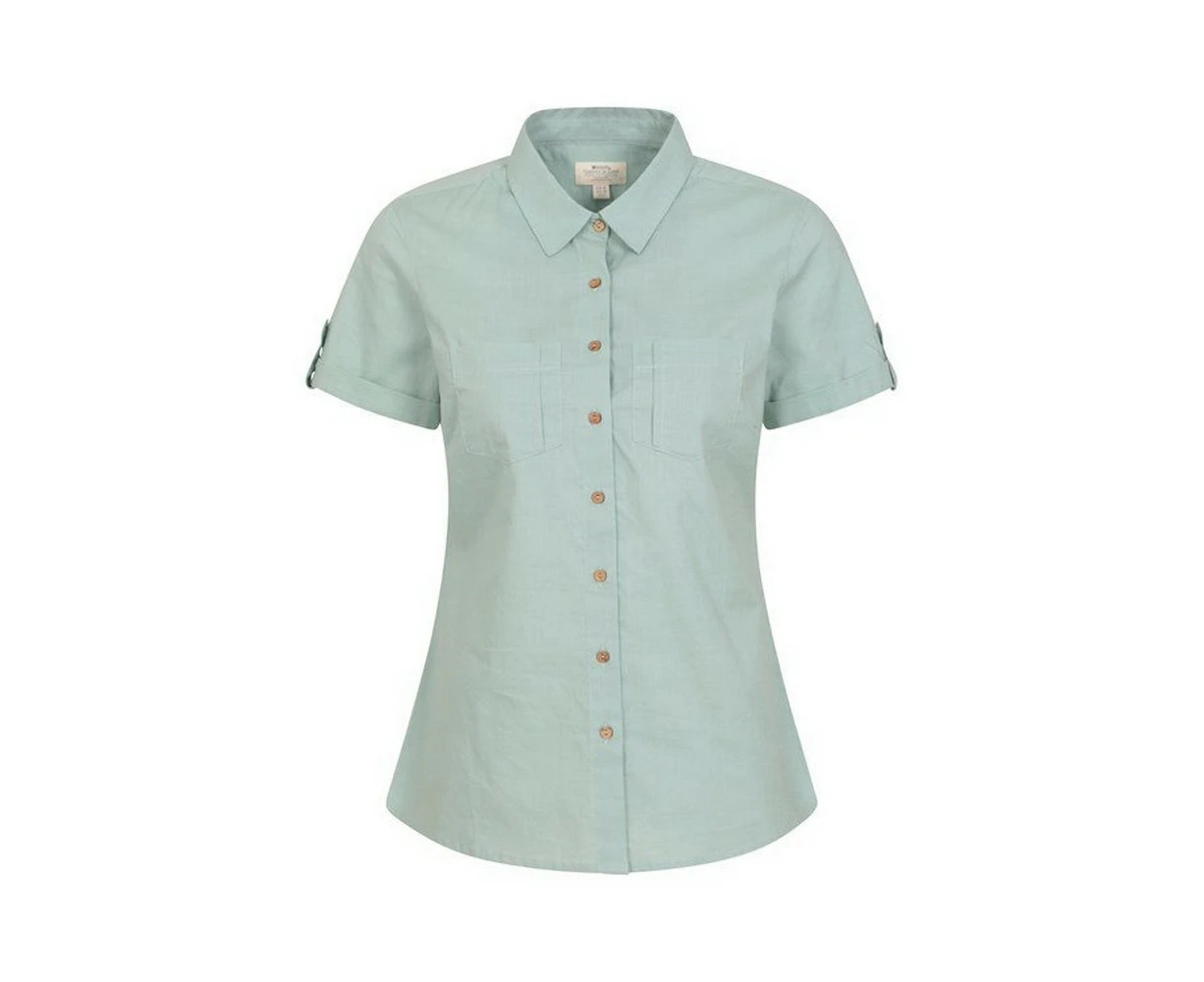 Mountain Warehouse Womens Coconut Short-Sleeved Shirt (Green) - MW197