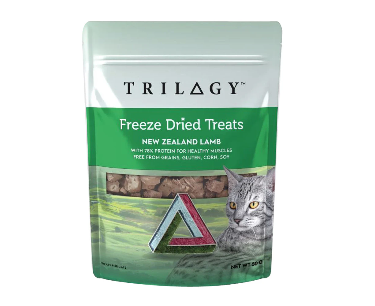 Trilogy Freeze Dried Treats Meal Topper Lamb Lung for Cats 50g