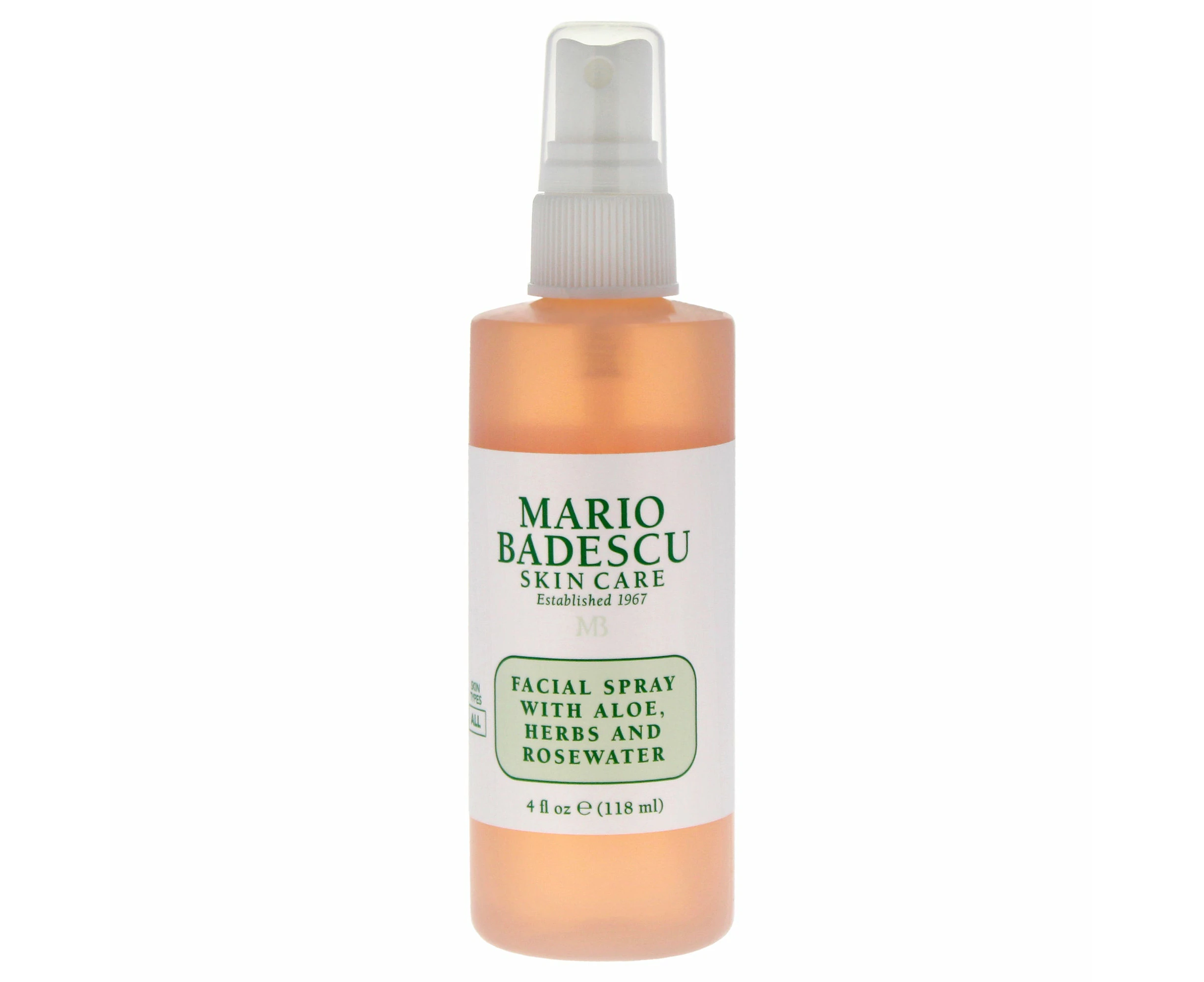 Facial Spray with Aloe Herbs And Rosewater by Mario Badescu for Unisex - 4 oz Spray