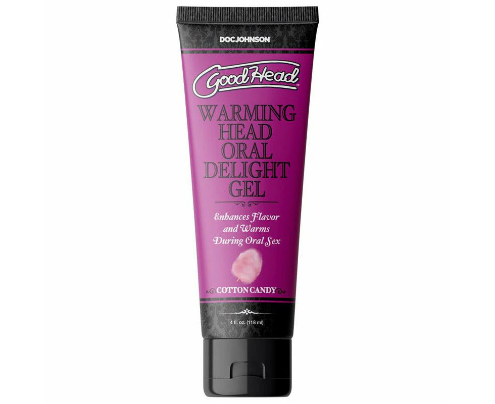 Doc Johnson Goodhead Warming Head Oral Delight Gel Cotton Candy 4 fl oz