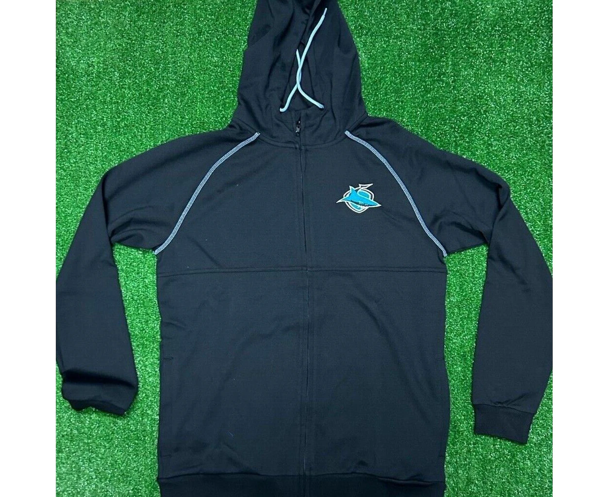 NRL Tech Fleece Jacket - Cronulla Sharks - Adult - Mens - Hoodie - Jumper