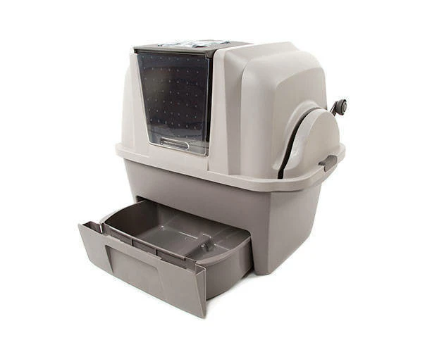 Smartsift Enclosed Semi-Automatic Cat Litter Sifter with Sift Lever