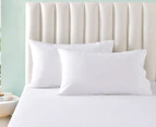 Daniel Brighton Percale Cotton Pillowcase 2-Pack - White