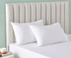 Daniel Brighton Percale Cotton Pillowcase 2-Pack - White