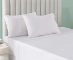 Daniel Brighton Percale Cotton Sheet Set - White