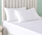 Daniel Brighton Percale Cotton King Pillowcase 2-Pack - White