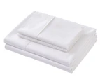 Daniel Brighton Percale Cotton Sheet Set - White