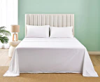 Daniel Brighton Percale Cotton Sheet Set - White