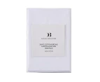 Daniel Brighton Percale Cotton Euro Pillowcase 2-Pack - White