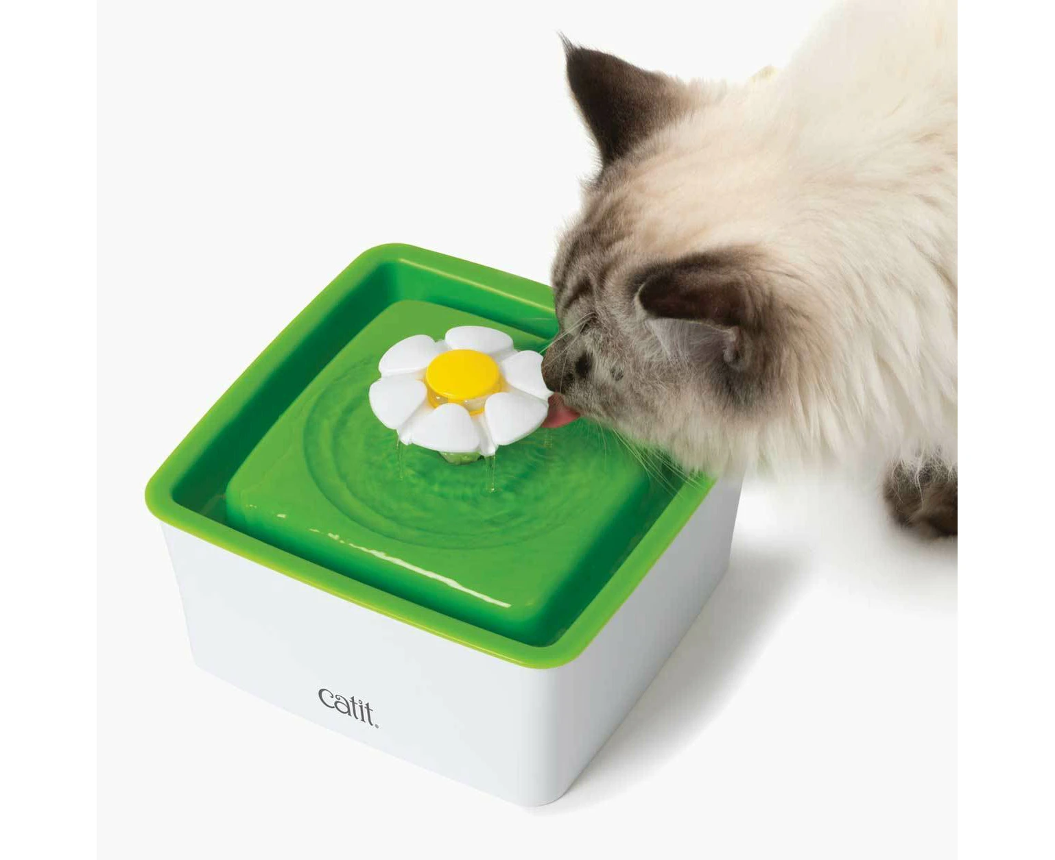 Catit 2.0 - Senses Flower Design Pet Cat Water Fountain Mini - 1.5 Litre