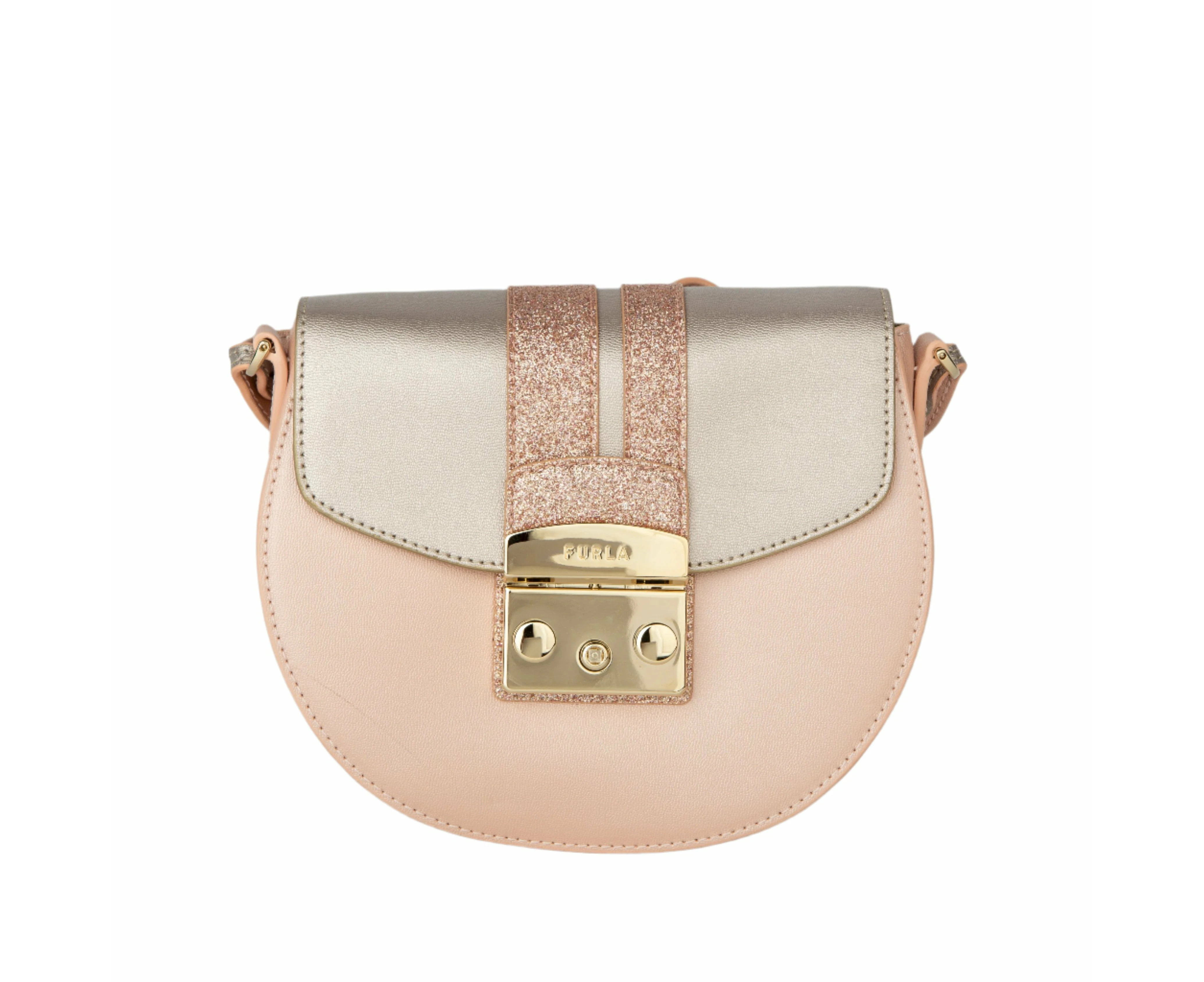 Furla Metropolis Mini Crossbody Round - Candy Rose