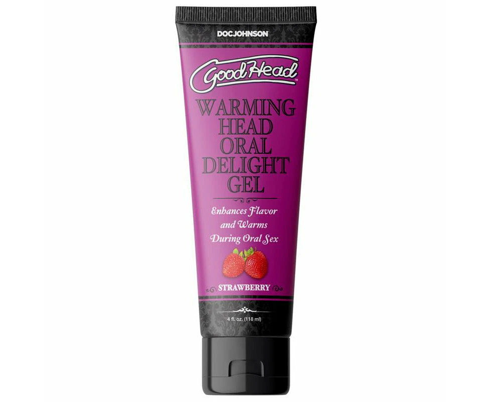 Doc Johnson Goodhead Warming Head Oral Delight Gel Strawberry 4 fl oz