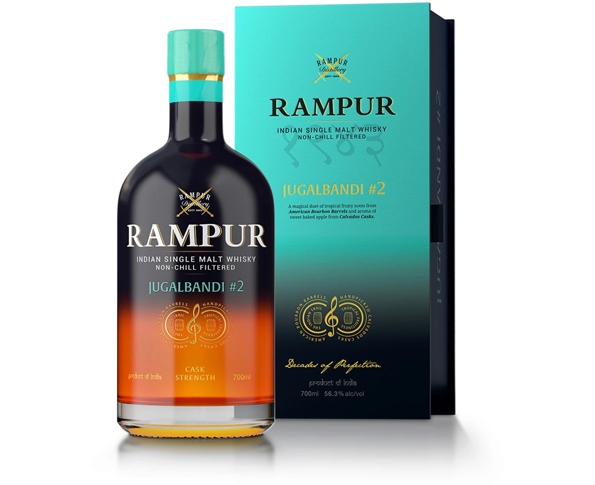 Rampur Jugalbandi #2 Cask Strength Single Malt Indian Whisky 700mL