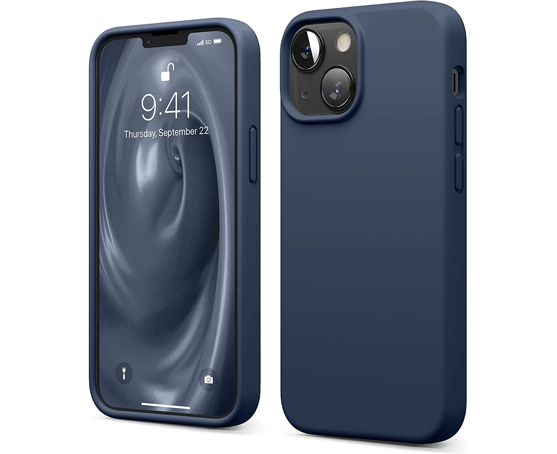 elago Liquid Silicone Case Compatible with iPhone 13 Mini Case (5.4"), Premium Silicone, Full Body Protection - 3 Layer Shockproof Phone Cover, Anti-Scratc