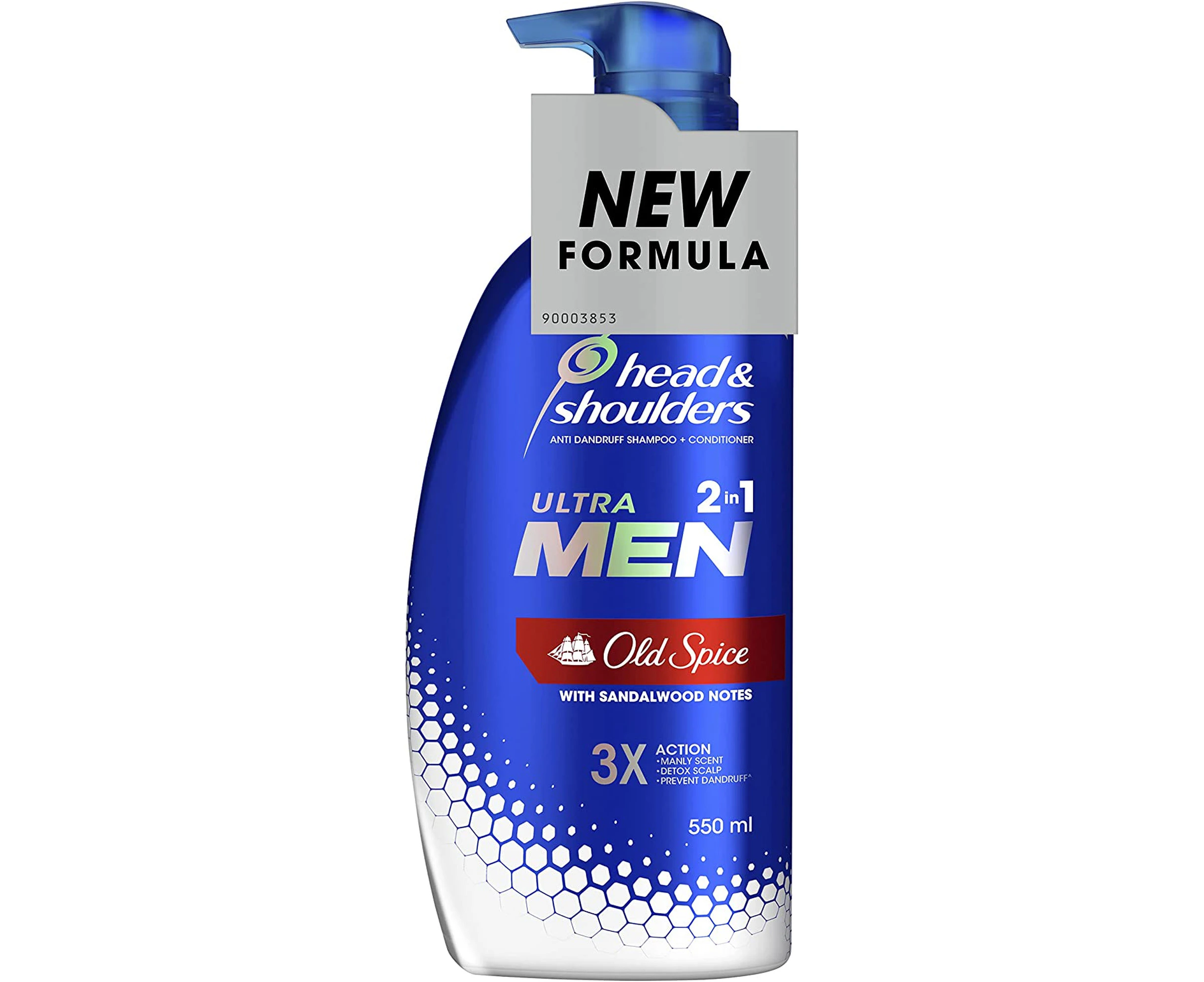 Head & Shoulders Ultra Men Old Spice, Mens 2 in 1 Anti Dandruff Shampoo and Conditioner 550ml