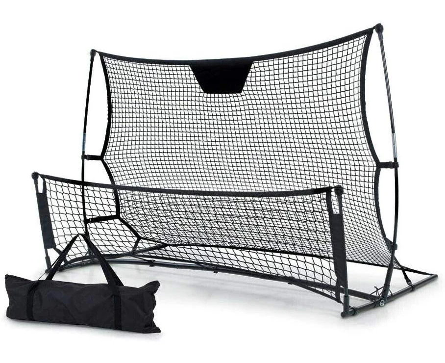 Portable Soccer Rebounder Net Volley Training Football Goal Pass Trainer