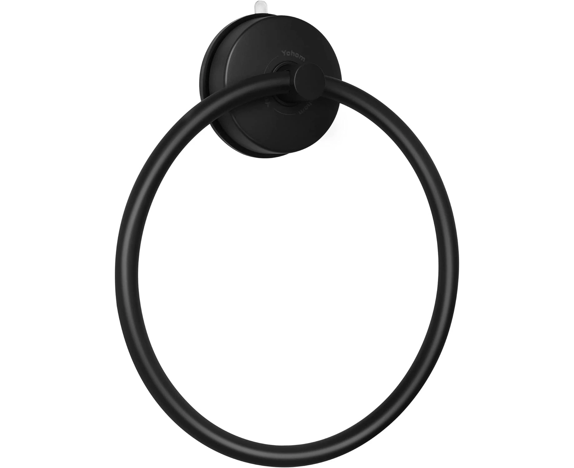 YOHOM Suction Towel Ring Suction Hand Towel Holder Bathroom Stainless Steel Sucker Towel Ring No Drill Vacuum Round Towel Rail Shower Towel Rack Suction Cu