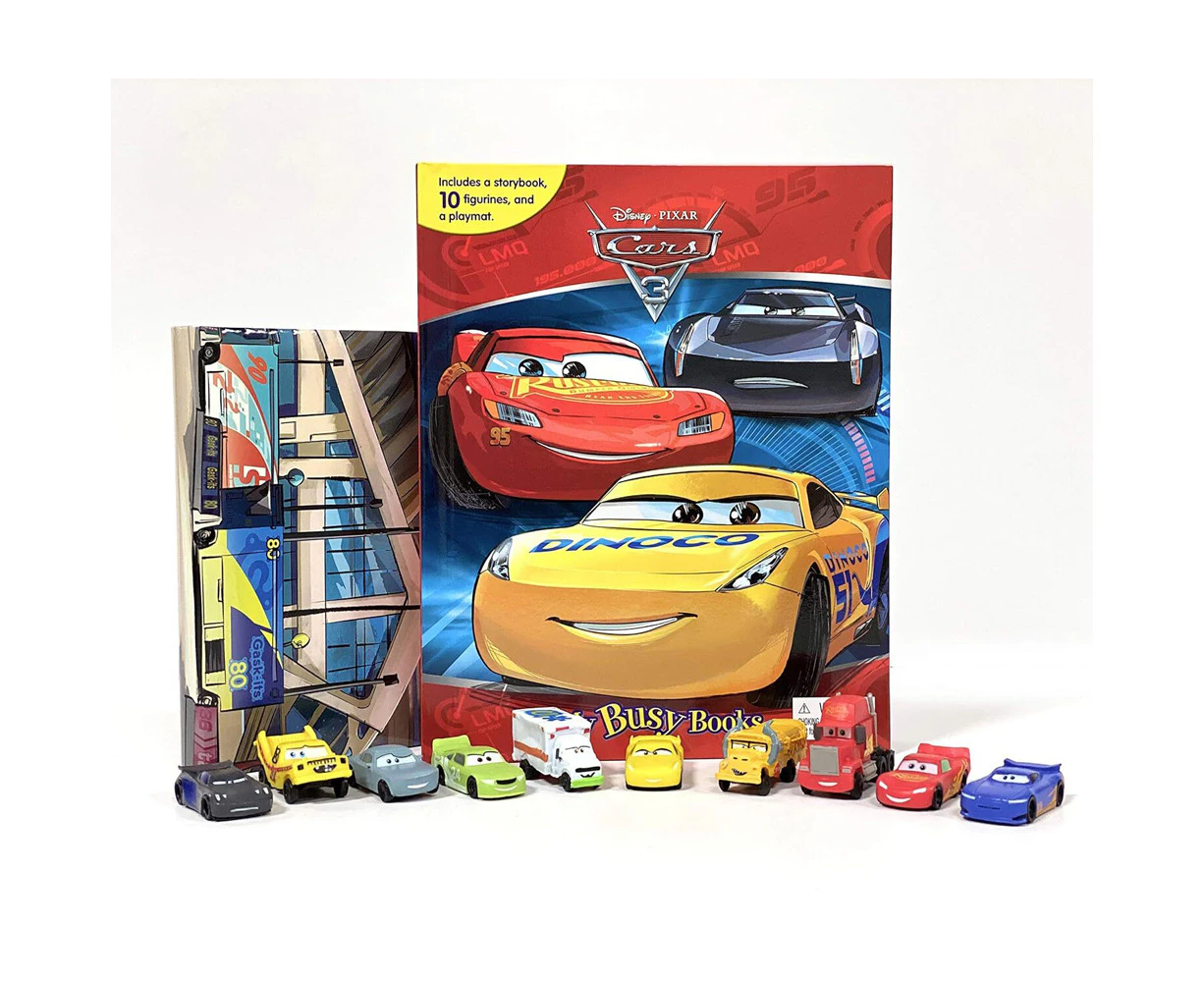 Disney Cars 3 My Busy Books Kids/Children Storybook/Toy Activity Kit 3y+