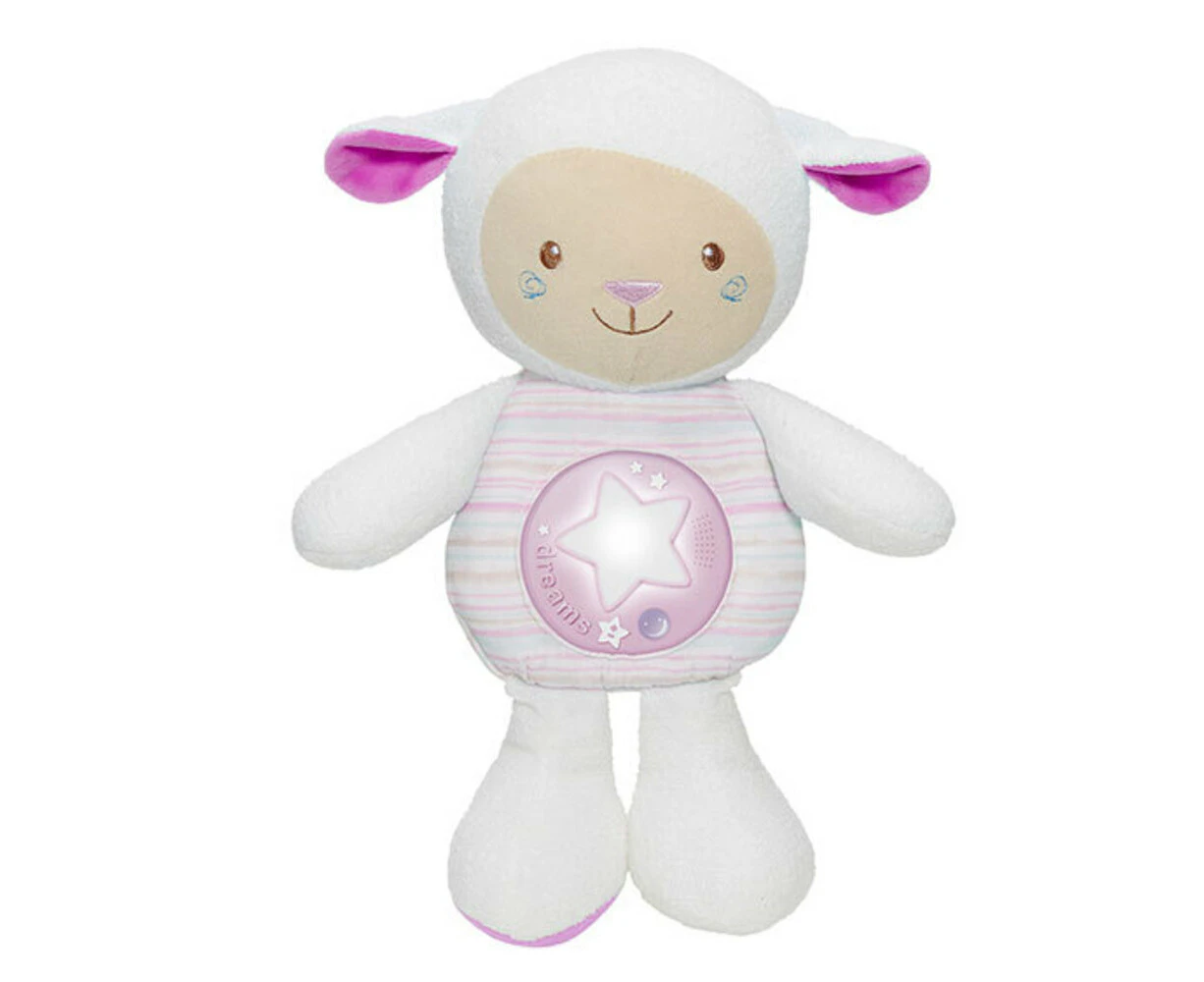 Chicco Lullaby Sheep Baby Toy/Night light w/Voice Recorder/Sound Sensor 0m+ Pink