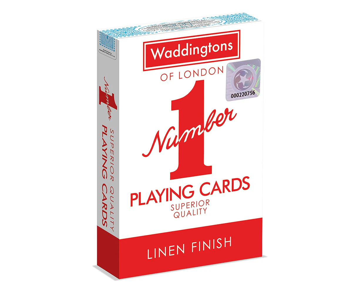 Waddingtons Blue & Red Traditional/Classic Playing Cards Game Deck Assorted 5y+