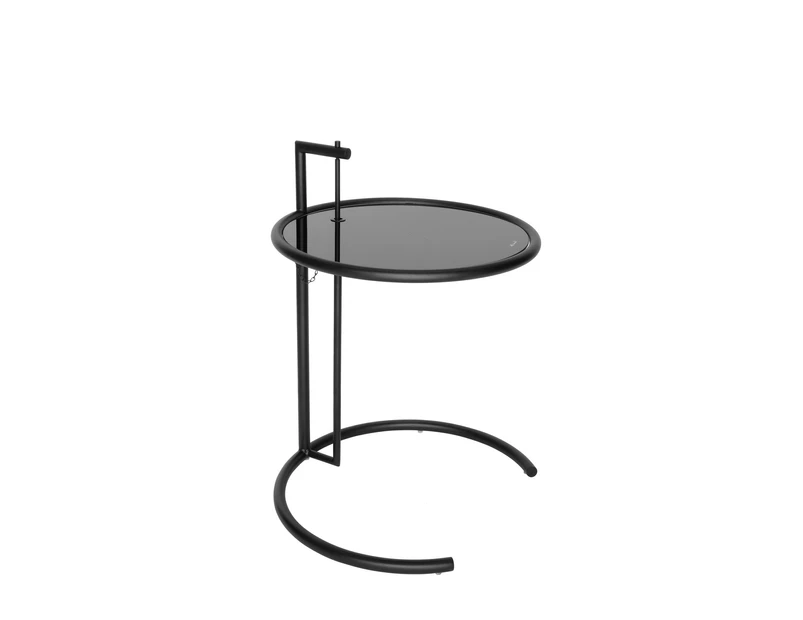 Replica Eileen Gray Adjustable Cigarette Table | Matte Black