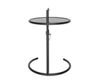 Replica Eileen Gray Adjustable Cigarette Table | Matte Black