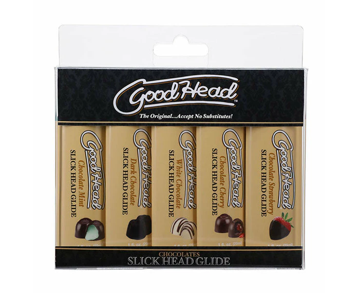 GoodHead Slick Head Glide Chocolate Flavoured Oral Gels