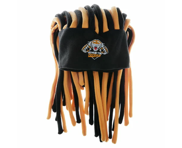 NRL Wests Tigers Dreadlock Hat Cap Beanie Game Day Party Gift