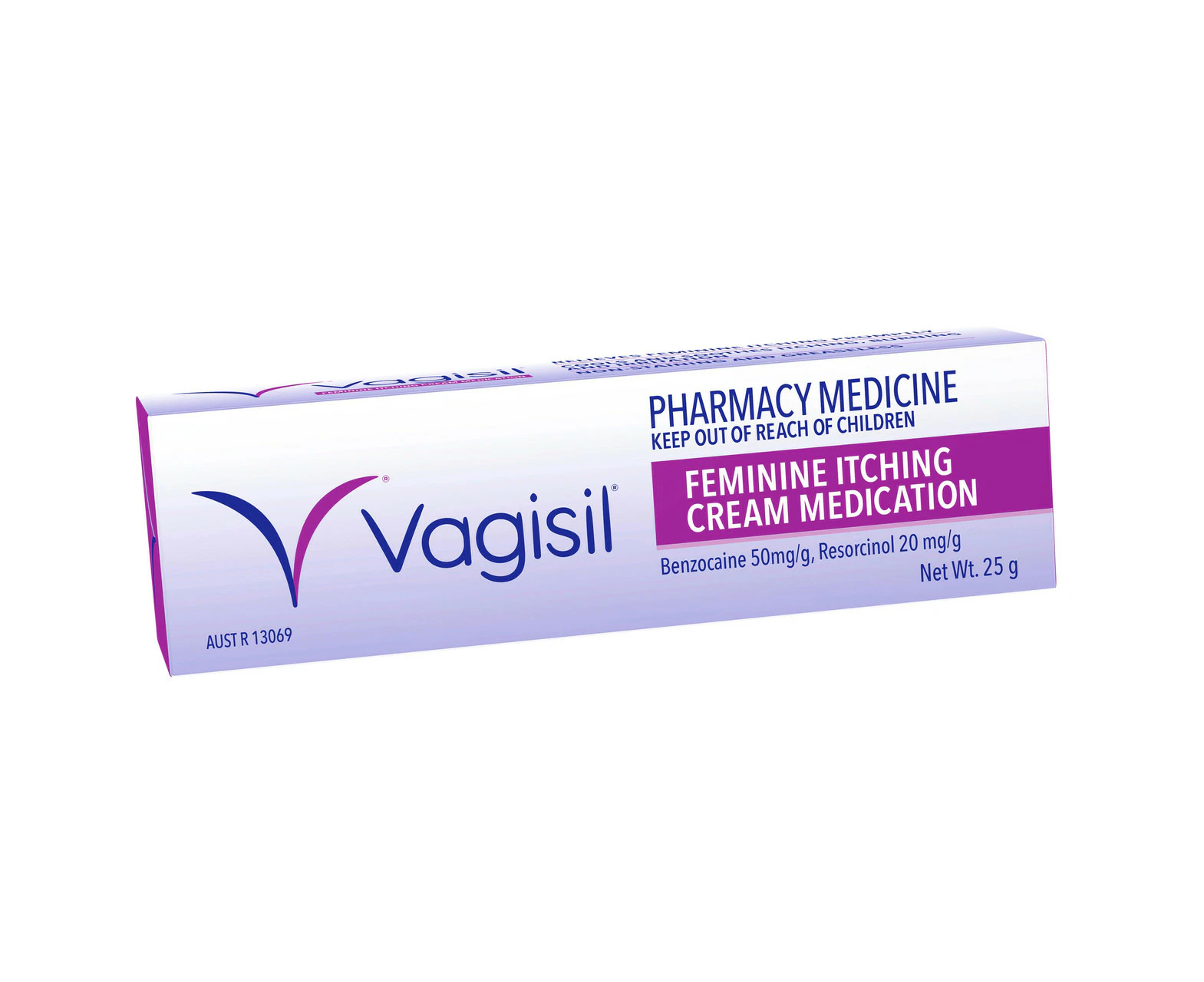 Vagisil Feminine Itching Cream Medication 25g