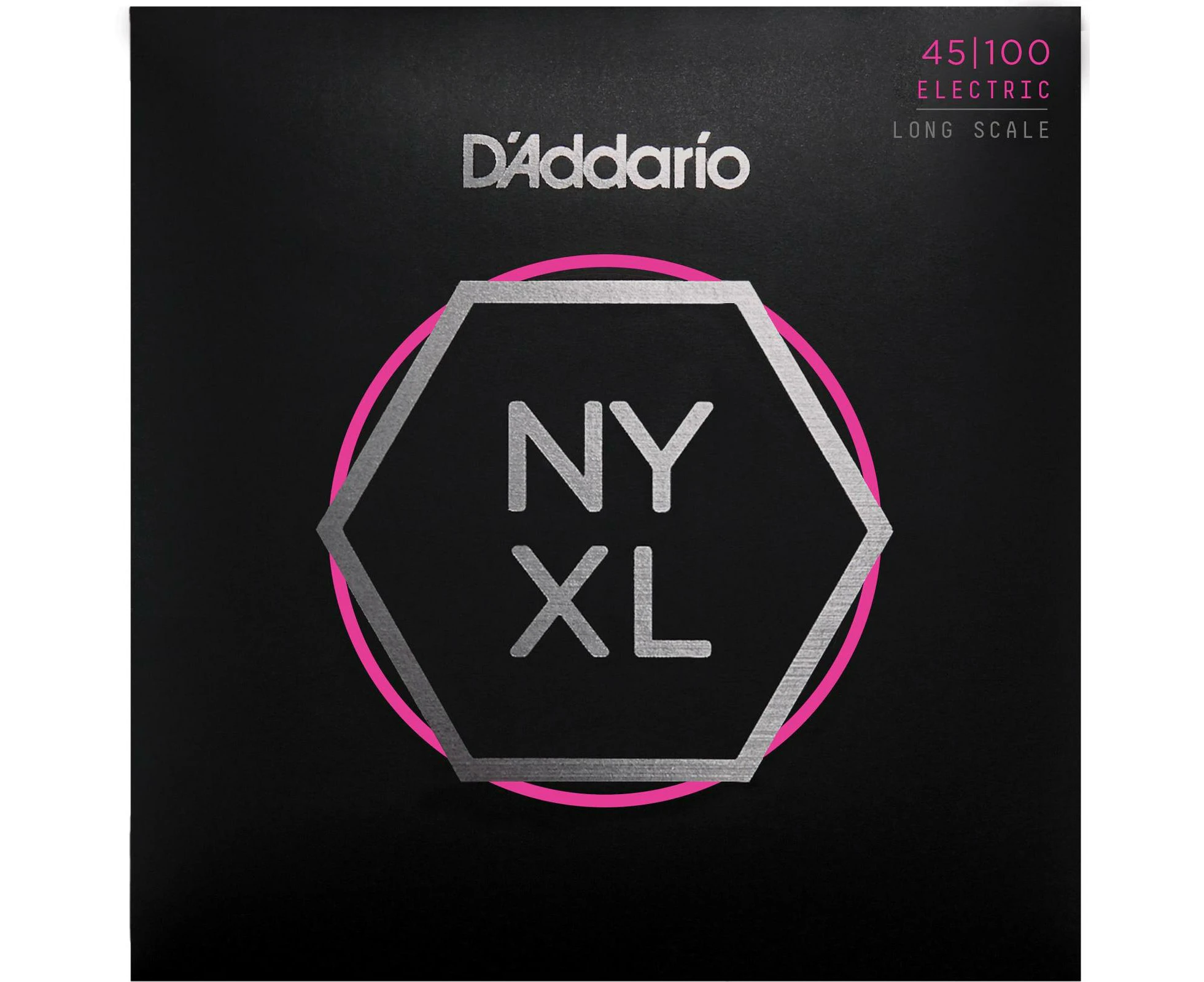 D'Addario NYXL45100 Nickel Wound Bass Guitar Strings, Regular Light, 45-100, Long Scale