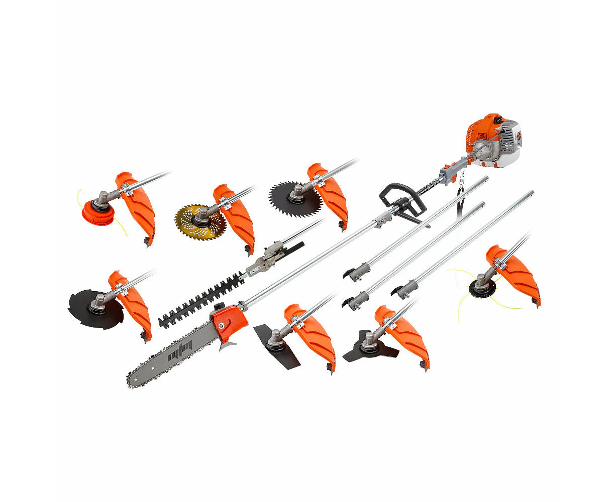 MTM 62CC Pole Chainsaw Hedge Trimmer Saw Brush Cutter Whipper Snipper Multi Tool