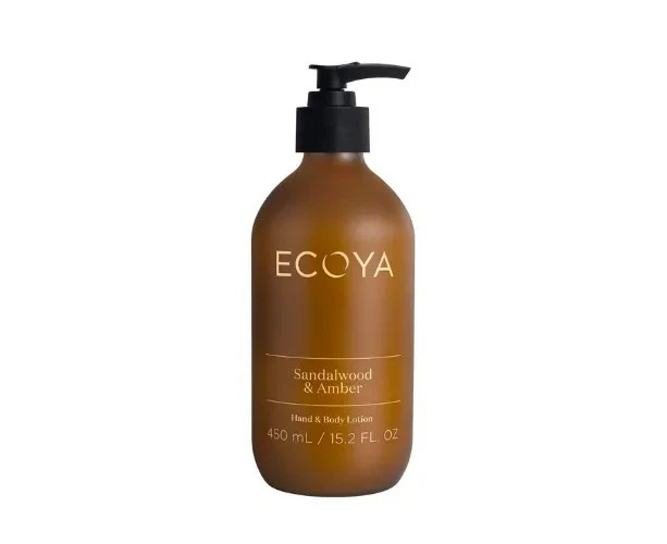 Ecoya Hand & Body Lotion - Sandalwood & Amber