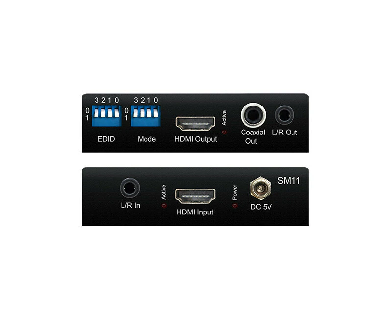 Blustream HDMI 2.0 HDCP 2.2 Signal Manager 4K/60Hz Audio EMB/DEMB/EDID 5V 3.5mm